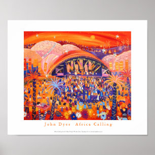 Art Poster: Afrika roept Live 8 Het Eden-project Poster