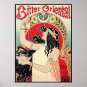 Art Poster: Art Nouveau - Bitter Oriental Poster (Voorkant)