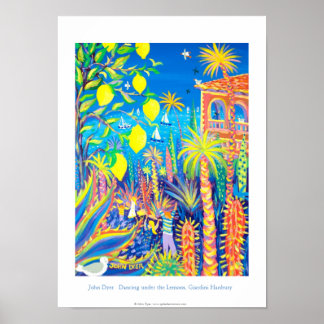Art Poster: "Dansen onder de Lemons" Poster