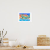 Art Poster: Feestdagen in Provence, Rasteau Poster (Keuken)