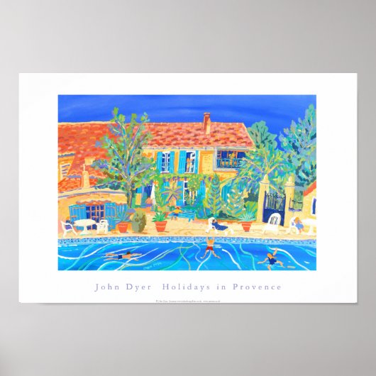 Art Poster: Feestdagen in Provence, Rasteau Poster (Voorkant)