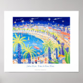 Art Poster: Franse kus, Nice. Door John Dyer Poster (Voorkant)