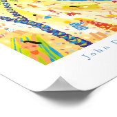 Art Poster: Fun Festival Cannes, Frankrijk Poster (Hoek)