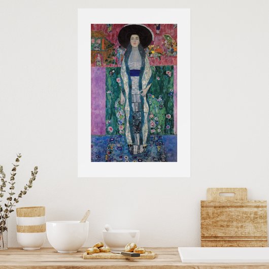 ART POSTER : GUSTAV KLIMT : ADELE BLOCH-BAUER 1912 (Keuken)