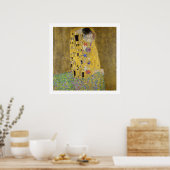 ART POSTER : GUSTAV KLIMT : DE KISS, 1907-08 (Keuken)