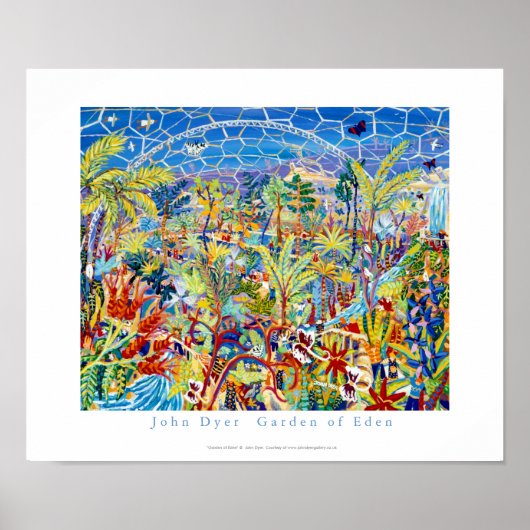 Art Poster: Het Eden-project van John Dyer Poster (Voorkant)