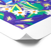 Art Poster: Iris Blue Poster (Hoek)