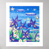 Art Poster: Iris Blue Poster (Voorkant)