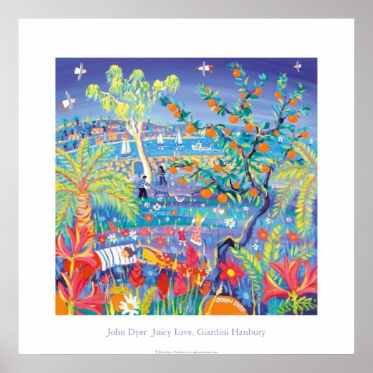 Art Poster: Juicy Love, Giardini Hanbury Italië Poster (Voorkant)