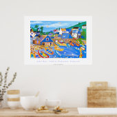 Art Poster: Lobster Fishermen, Cadgwith, Cornwall Poster (Keuken)
