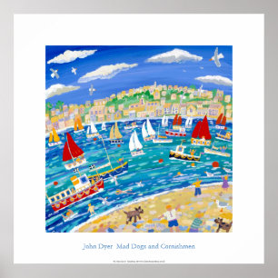 Art Poster: Mad Dogs en Cornishmen door John Dyer Poster