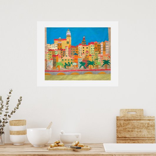 Art Poster: Menton Poster (Keuken)