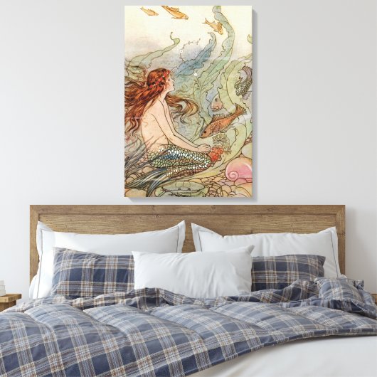  ART POSTER MERMAID PRINT (Insitu (Slaapkamer))