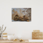 Art Poster of Birds "Keeping Company" (Keuken)