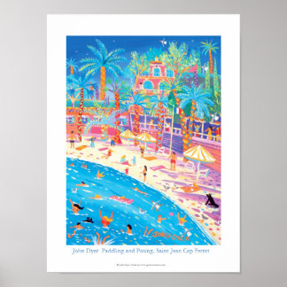 Art Poster: Paddling & Posing, Pet Ferrat, Frankri Poster