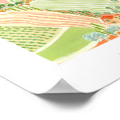 Art Poster: Provence Hillside, Rasteau, Frankrijk Poster (Hoek)