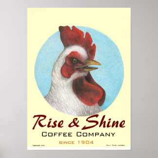 Art Poster / "Rise & Shine" / Sally Coupe Jacobson