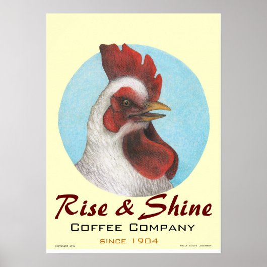 Art Poster / "Rise & Shine" / Sally Coupe Jacobson (Voorkant)