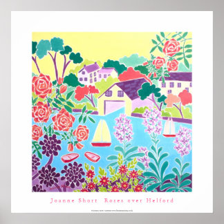 Art Poster: Rozen over Helford, Cornwall Poster