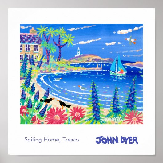 Art Poster: Sailing Home Tresco Poster (Voorkant)