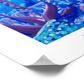 Art Poster: Sapphire Peacock Love, Côte d'Azur Poster (Hoek)