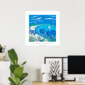 Art Poster: Scilly Blue Uitzicht, Tresco Poster (Thuiskantoor)
