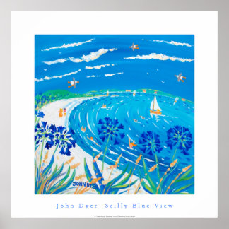 Art Poster: Scilly Blue Uitzicht, Tresco Poster