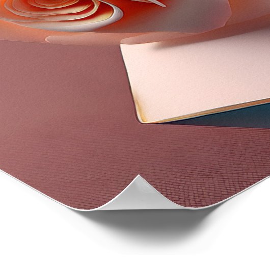 Art Poster Sjabloon (mat / horizontaal) (Hoek)