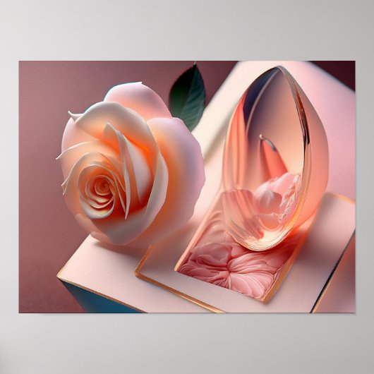 Art Poster Sjabloon (mat / horizontaal) (Voorkant)