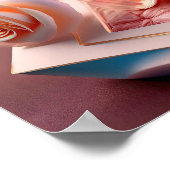 Art Poster Sjabloon (mat / verticaal) (Hoek)