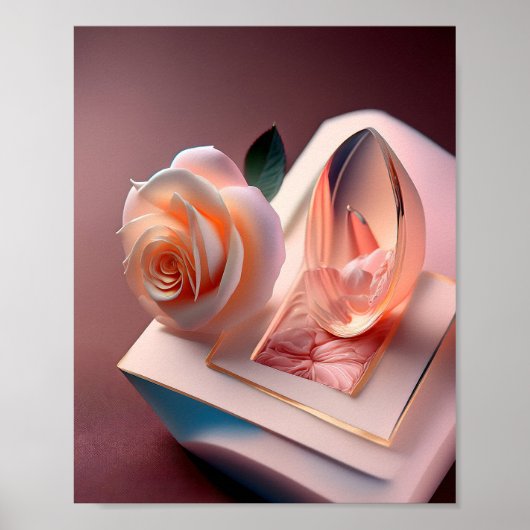 Art Poster Sjabloon (mat / verticaal) (Voorkant)