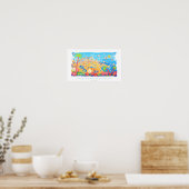 Art Poster: Summertime Days, St. Ives, Cornwall Poster (Keuken)