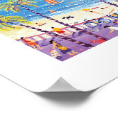 Art Poster: Sunshine in Paradise, Menton Frankrijk Poster (Hoek)