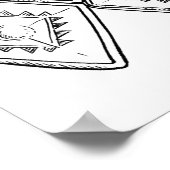 Art poster tribal decor (Hoek)