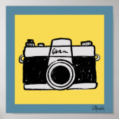 Art poster vierkant 8x8 (Voorkant)