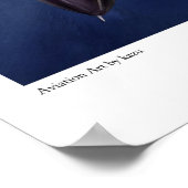 Art Poster voor de luchtvaart "F-14 Tomcat" (Hoek)