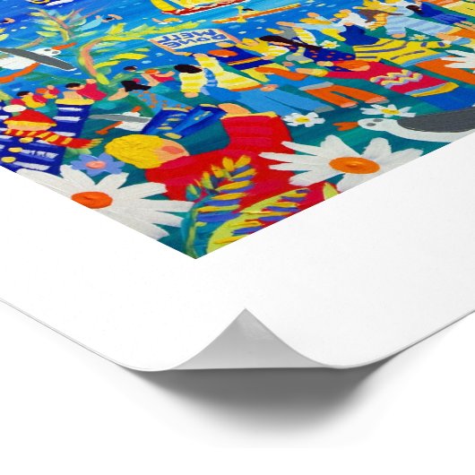 Art Poster: Welkom thuis Ellen MacArthur. Poster (Hoek)