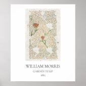 ART POSTER : WILLIAM MORRIS : GARDEN TULIP : 1885 (Voorkant)