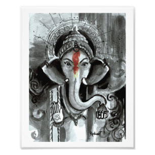 Art Print - Aashirwad Ganesha Foto Afdruk