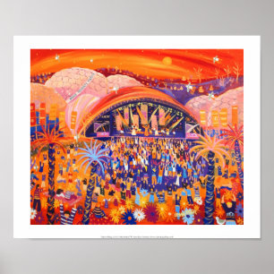 Art Print : Africa Roep Live 8 The Eden project