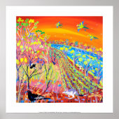 Art Print: Banrock Station Wetland Wildlife. Poster (Voorkant)