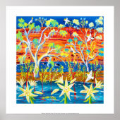 Art Print: Bathing Baby Red Gums, Banrock Station Poster (Voorkant)