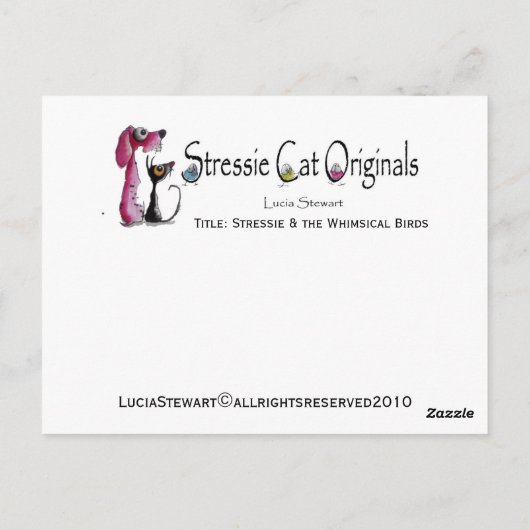 Art Print Briefkaart (Achterkant)