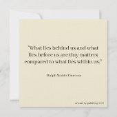 Art Print Kaart Vogellied in de zomer (Achterkant)