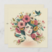 Art Print Kaart Vogellied in de zomer (Voorkant / Achterkant)