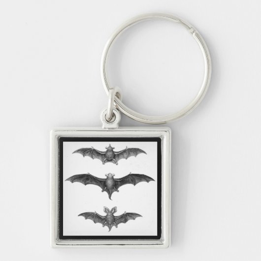 Art Print Key Ring met vlekken Sleutelhanger (Voorkant)