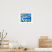 Art Print: Sailing Home, Tresco. Cornish Art Print (Keuken)