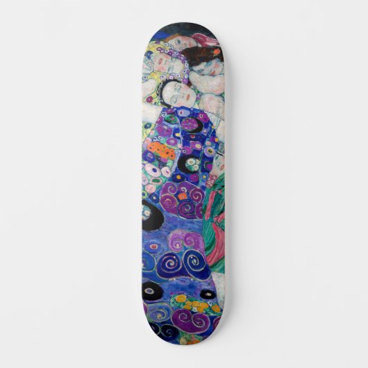 Art Print Skateboard Plank De Maagd 1913 Klimt (Voorkant)