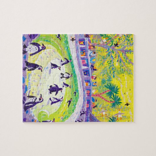 Art Puzzle: Pinguïns van John Dyer Legpuzzel (Horizontaal)
