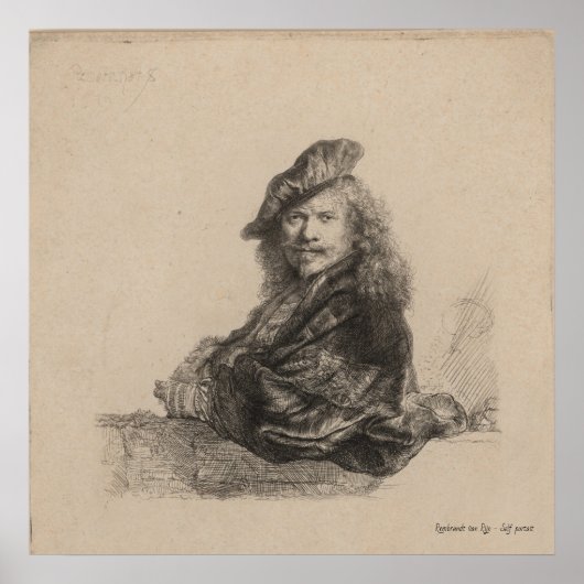 ART - REMBRANDT VAN RIJN - SELF PORTRAIT POSTER (Voorkant)